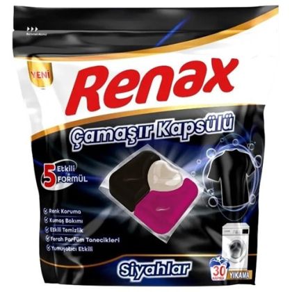 Капсули за пране Renax 30бр за черно пране