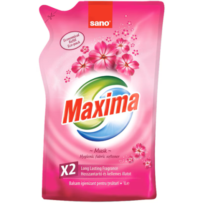 Омекотител Maxima Сензитив розов 1л