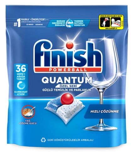 Таблетки за съдомиална Finish Quantum 36бр Класик
