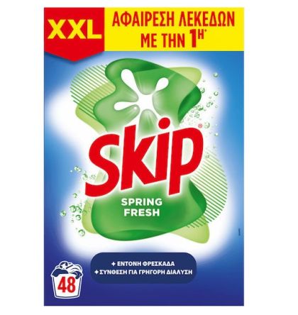 Универсална прах за пране Skip Spring Fresh 48пр