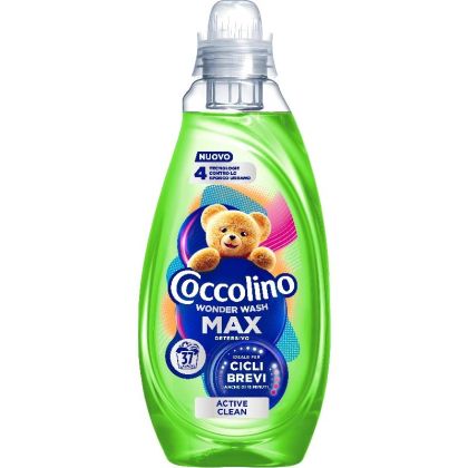 Течна прах Coccolino Wonder Wash 37пр Active Clean 1.48л.