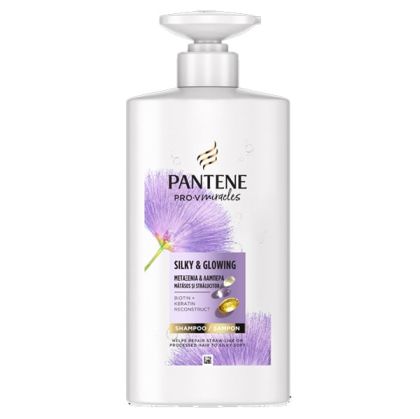 Шампоан Pantene Silky & Glowing 500мл (помпа)