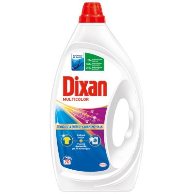 Течна прах Dixan 70пр 3.15л Мултиколор