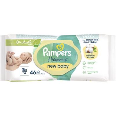 Мокри кърпи Pampers Hamonie New Baby 46бр