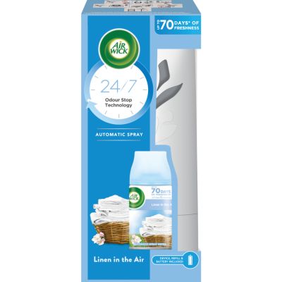 Ароматизатор спрей с пълнител 250мл Air Wick Linen in the Air
