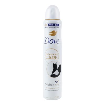 Дезодорант Спрей Dove Advanced Care 200мл Invisible Dry