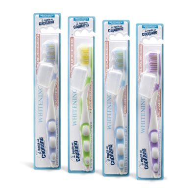 Четка за зъби + капак Capirano Whitening Medium