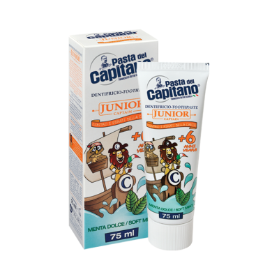 Детска паста за зъби Capitano 75мл 6+ Mint