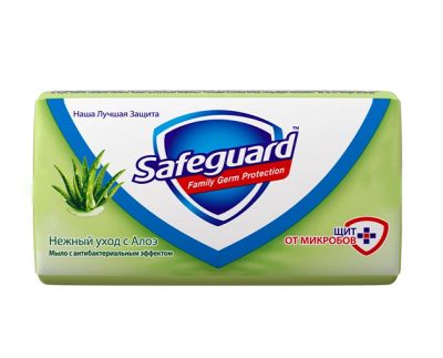 Сапун Safeguard 90гр Алое