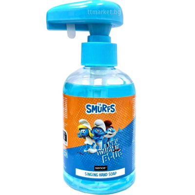 Музикален течен сапун/пяна Смърфове 250мл