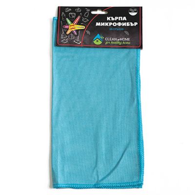 Микрофибърна кърпа 30х30см за стъкло