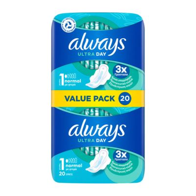 Дамски превръзки Always Ultra 1 Normal Duo 20бр