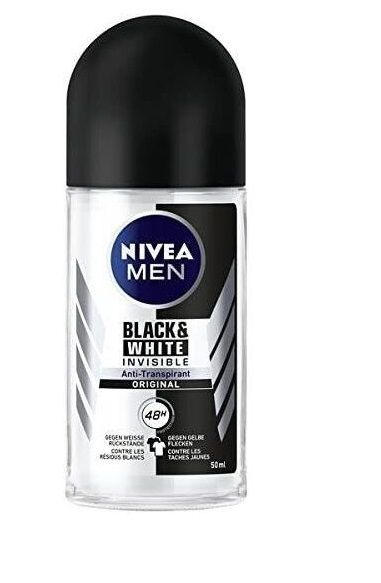 Рол он Nivea Invisible Black and White 50мл