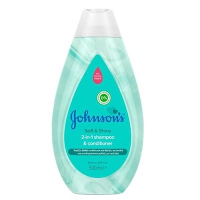 Шампоан и балсам Johnson's 2в1 Soft and shiny 500мл