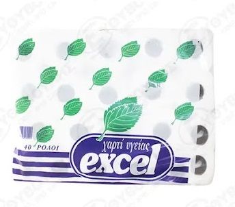 Тоалетна хартия Excel 40бр 3пл