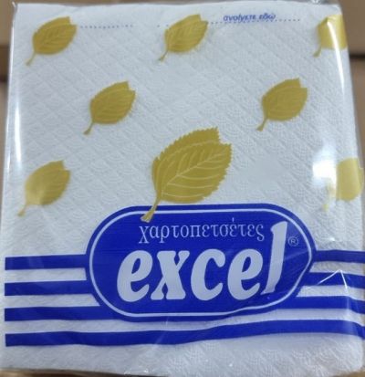 Салфетки Excel 50бр 28х30см бели