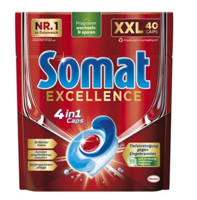 Таблетки за съдомиална Somat Excellenve 4в1 40бр