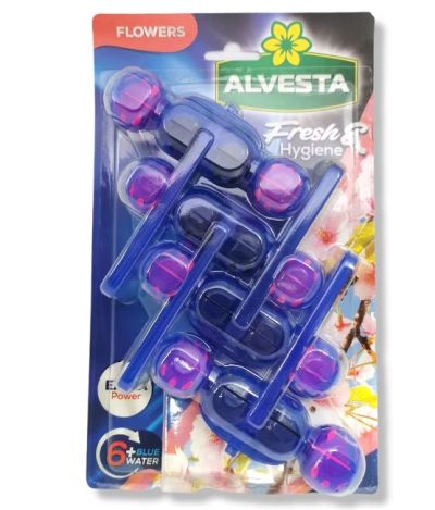 Топчета за тоалетна чиния Alvesta 4бр Цветя