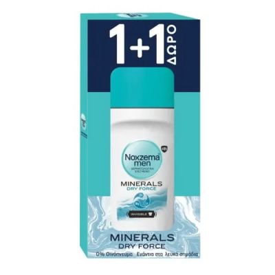 Рол он против изпотяване Noxzema 1+1 Men Minerals Dry Force