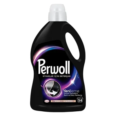 Течна прах Perwoll 54пр за черни дрехи 2.97л