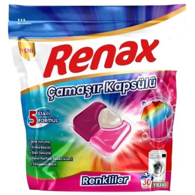 Капсули за пране Renax 30бр за цветно пране