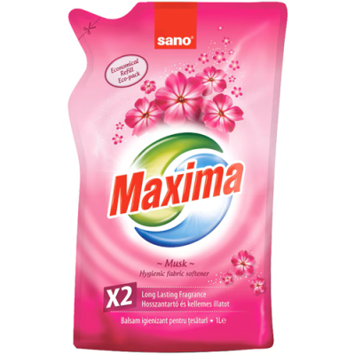 Омекотител Maxima Сензитив розов 1л