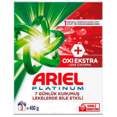 Прах за пране Ariel 450гр за бяло 3пр