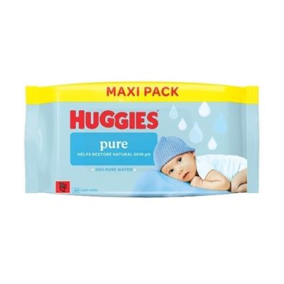 Мокри кърпи Huggies Пюр 60бр 