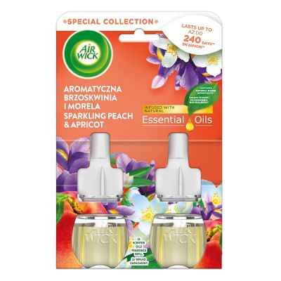 Пълнител за ел.ароматизатор Air Wick 2х19мл Peach & Apricot