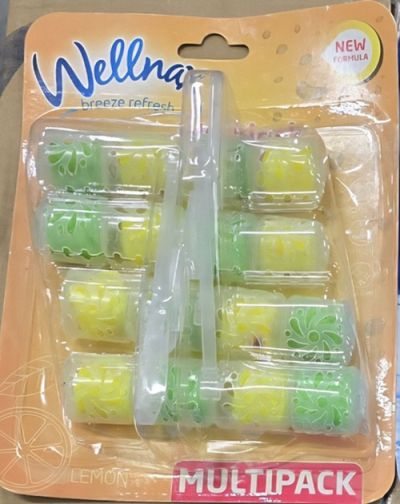 Топчета за тоалетна чиния Wellnax Лимон 4бр 