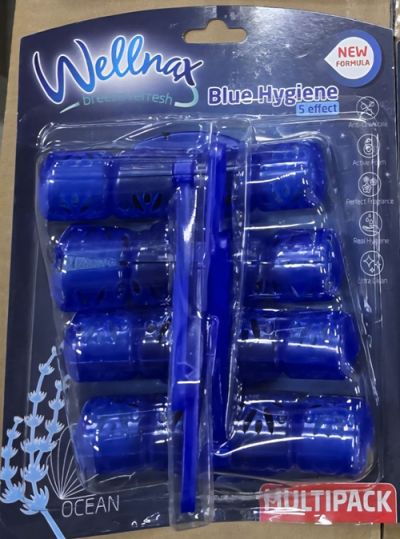 Топчета за тоалетна чиния Wellnax Океан синя вода 4бр 