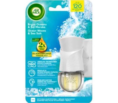 Ел. ароматизатор Air Wick + пълнител 19мл Океан
