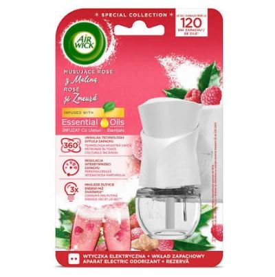 Ел. ароматизатор Air Wick + пълнител 19мл Малини